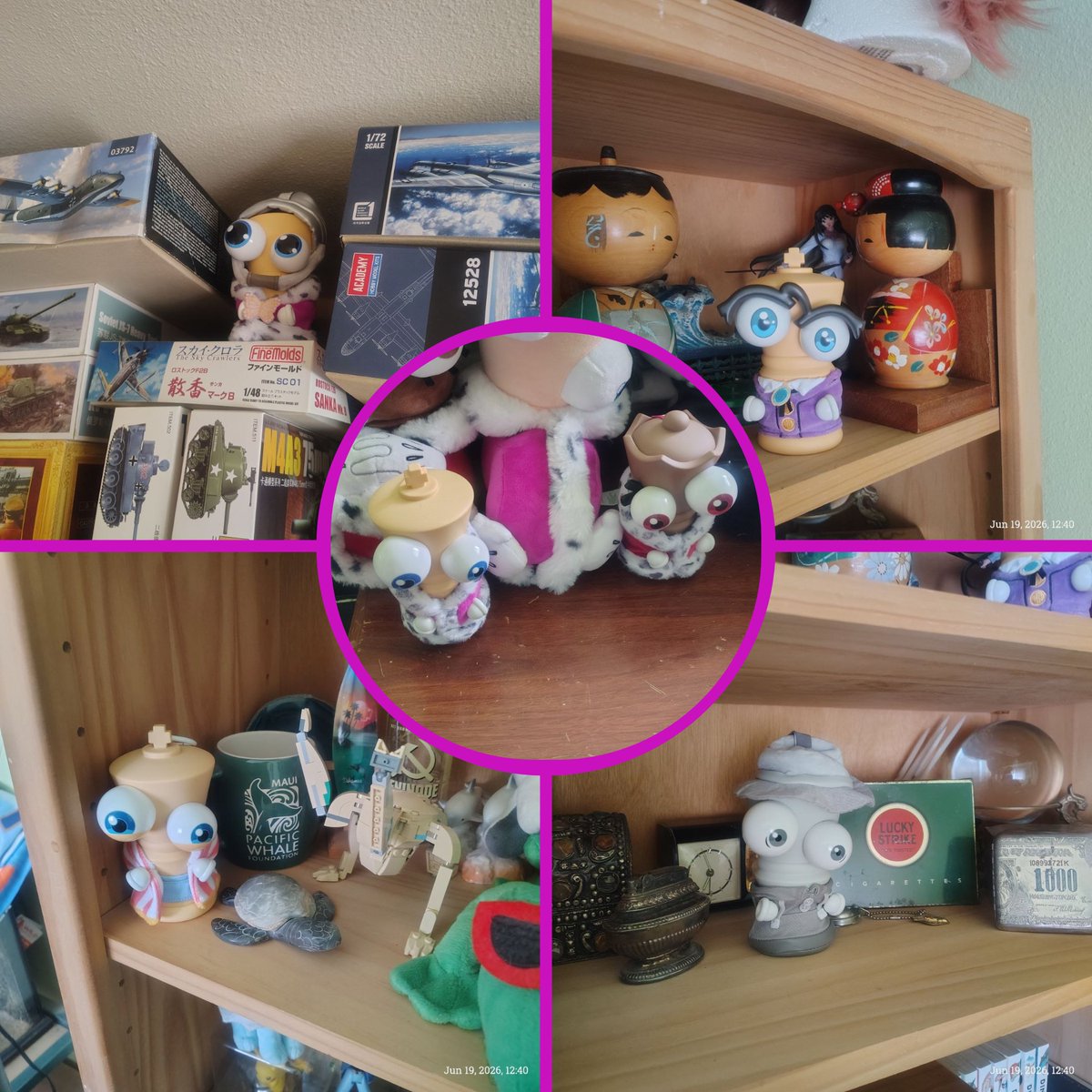 ZeCommander599's tweet photo. Yesterday my Husband's Kinger pendants arrived, He has Worst Good Luck curse, We both wanted Dictator but we got Queenie

He also got the Acrylics, he wanted Kaufmo but got Ribbit

Anyways, He fits Surprisingly well around our place https://t.co/9zP0OOXYcK
