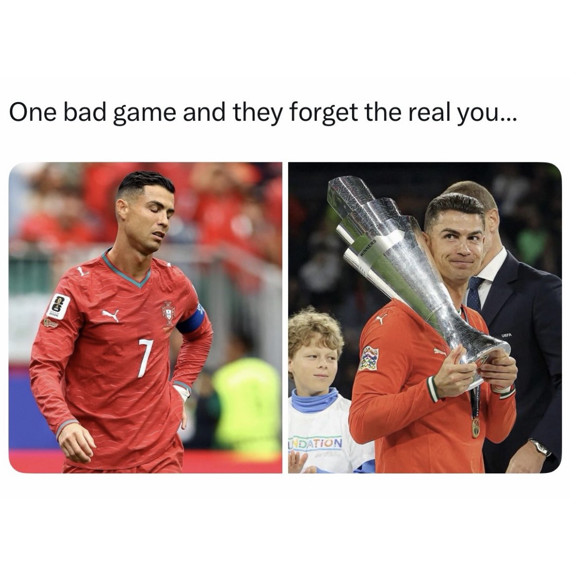Tobax01's tweet photo. @cristiano will be back.💪🇵🇹 https://t.co/loO6xddOvO
