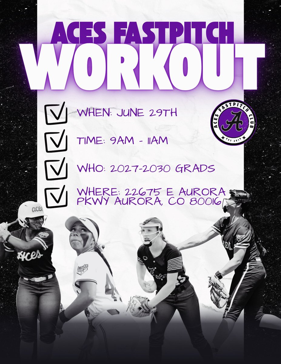 LoshKate's tweet photo. Excited to get rolling in Colorado! Starting off with the P5 Patriot Games! Make sure to come see us at our organizational workout on June 29th! The fun continues... 💜 

@Team1_fastpitch @EliteHeatFP @Aces_SoftballKC @STayTaylor18 @rktaylor12 @MJClutchHitting @LineDsoftball @SoftbalAmerica @PrepSoftball @thealliancefp @TheeSBReport @AdaptPTPD
@3tsallstars @fastpitchwatch @DiamondAddicts @sqairz @DeMariniFP @EvoShield @RIPITSports @wilsonballglove