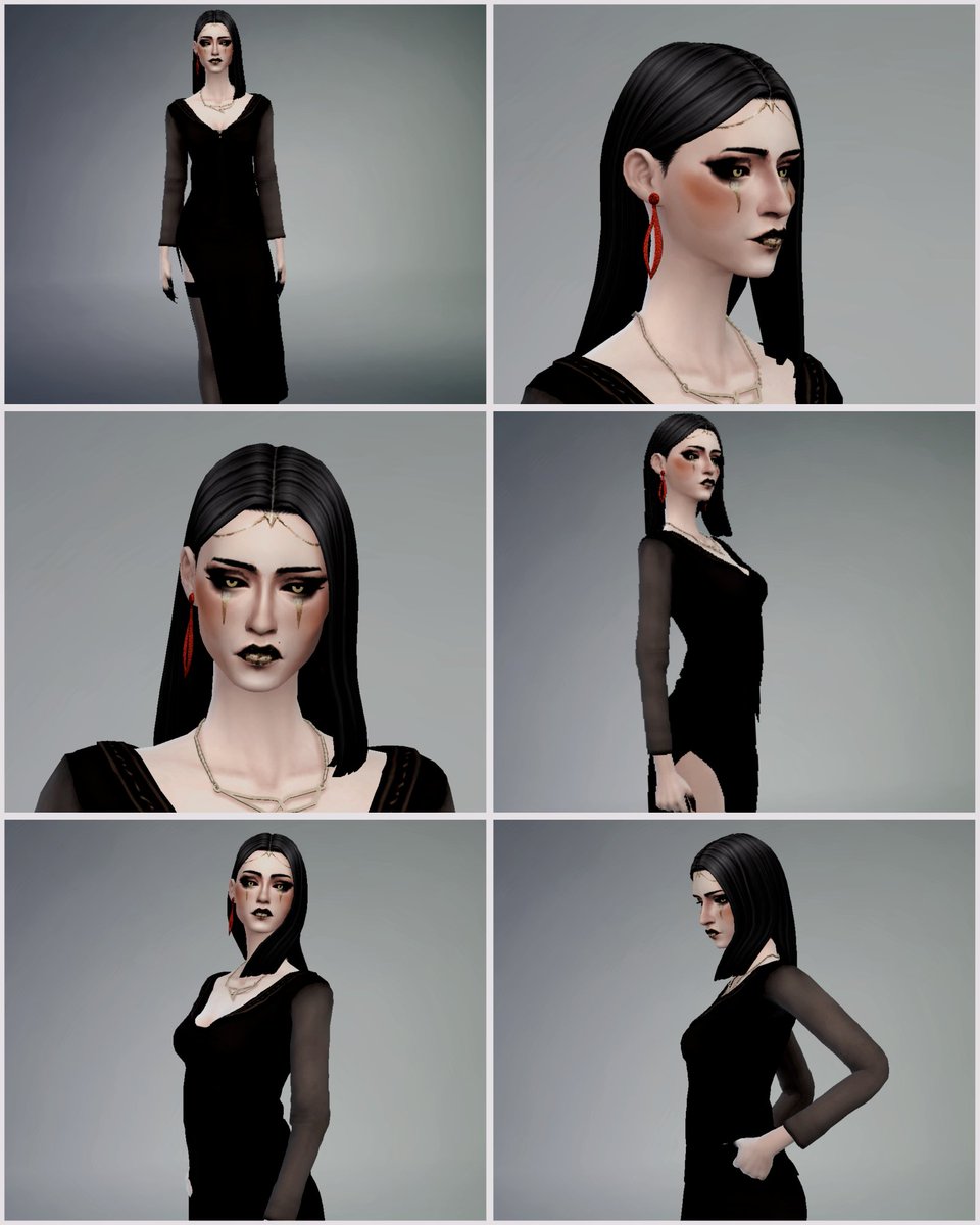swainuwu's tweet photo. LeBlanc &amp; Mel – The Sims 4
I made these two a long time ago. And, as usual, I painted their makeup and tattoos myself using the tattoo feature. (Mel's tattoos absolutely pushed my patience to its limit, considering I painted all of this with a stupid mouse.)

#leblanc #mel https://t.co/xeipbs7X1R