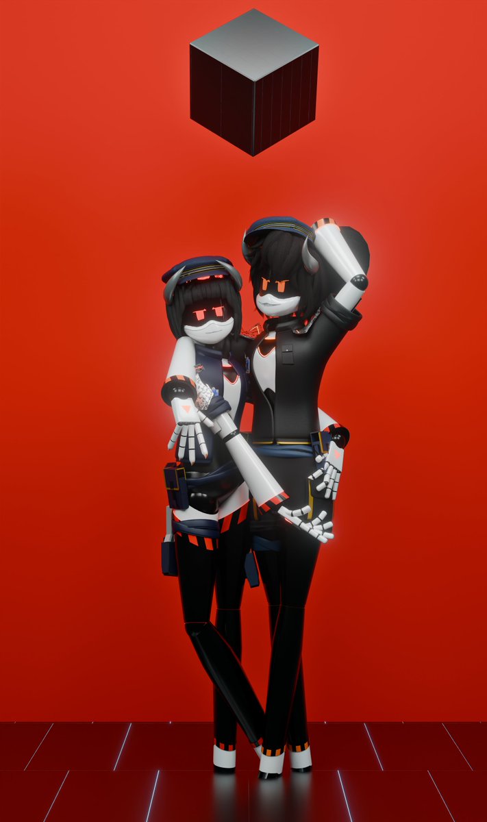 Mincat719's tweet photo. Sisters doing Dual poses
#Murderdrones #MurderdronesOC #Proxima103 https://t.co/xHCOOsaKQm