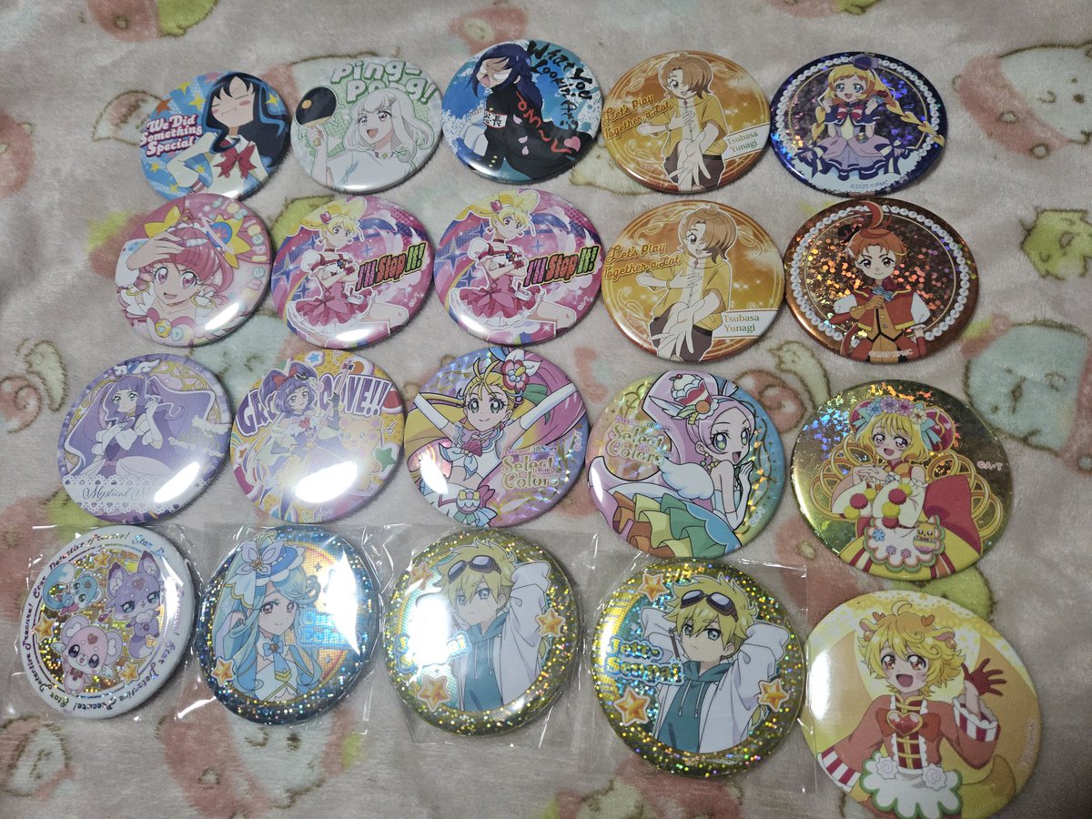プリキュア トゥインクル缶バッジ トゥイ缶 交換 譲→画像1～2 求 