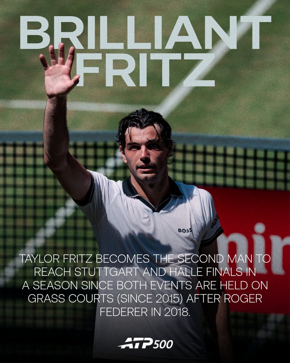 atptour's tweet photo. MIC. DROP. 🫳🎤 

@ATPHalle | #TWO26 | @Taylor_Fritz97 https://t.co/BiICPSvavP