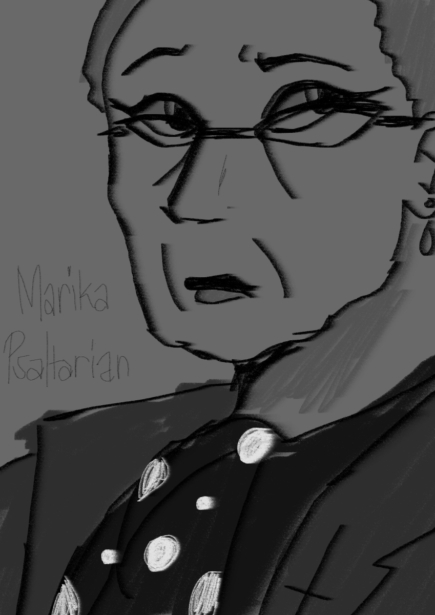djcaeruleus's tweet photo. doodle of Marika because I realized I haven't drawn her at all yet

#ghosttwt https://t.co/oCJqGy93UQ