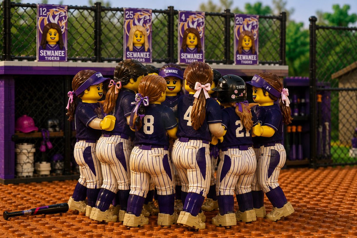 SoftballSewanee's tweet photo. Building dreams, one brick at a time🐅 https://t.co/vl6Q2Dswom