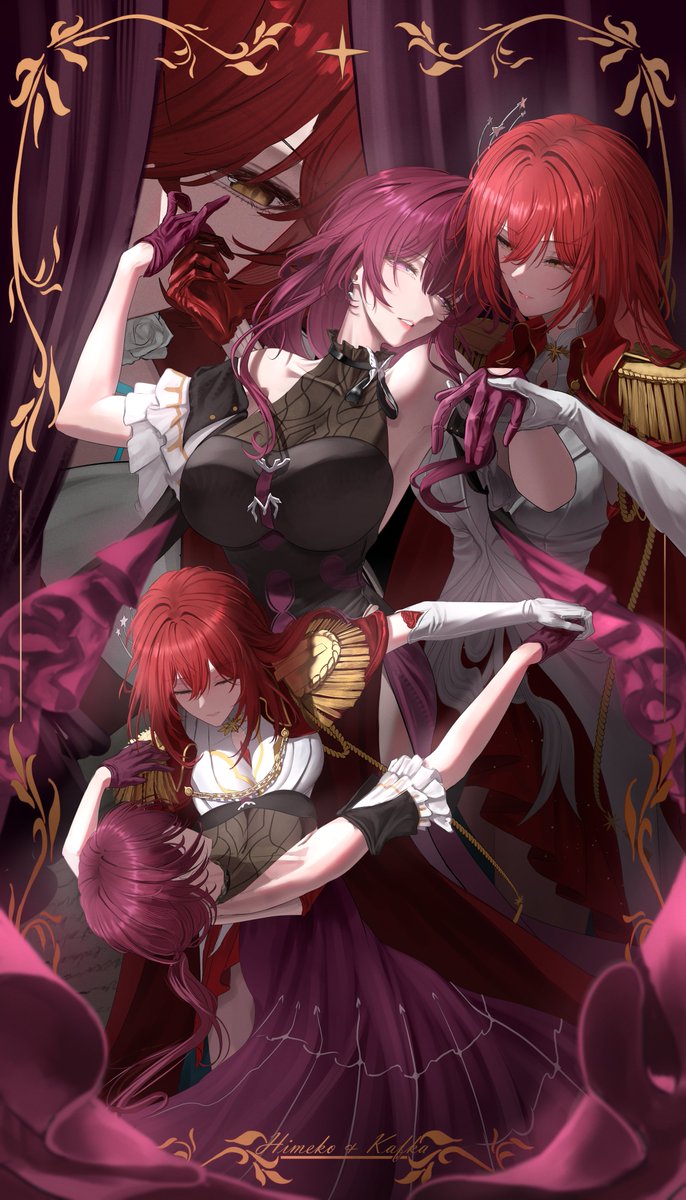 Kysteryz's tweet photo. Himeko &amp; Kafka
#kafhime https://t.co/Y2joCIbzVJ