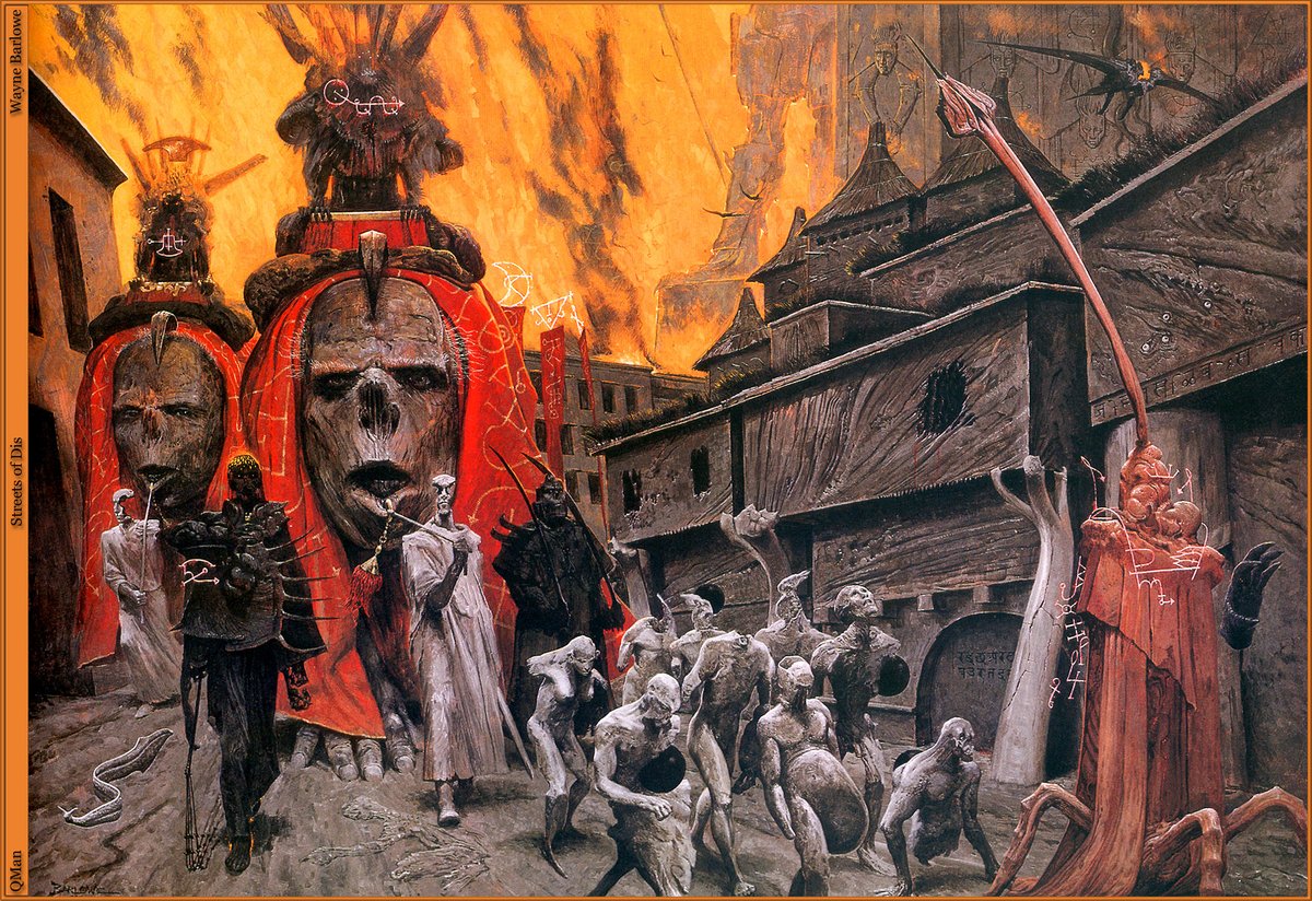 halcyonelement's tweet photo. @neosovietposter Wayne's artwork is incredible and it blows my mind that we still haven't seen it translated into film or television. An adaptation of God's Demon would be massive. https://t.co/AQCY3IvTwE