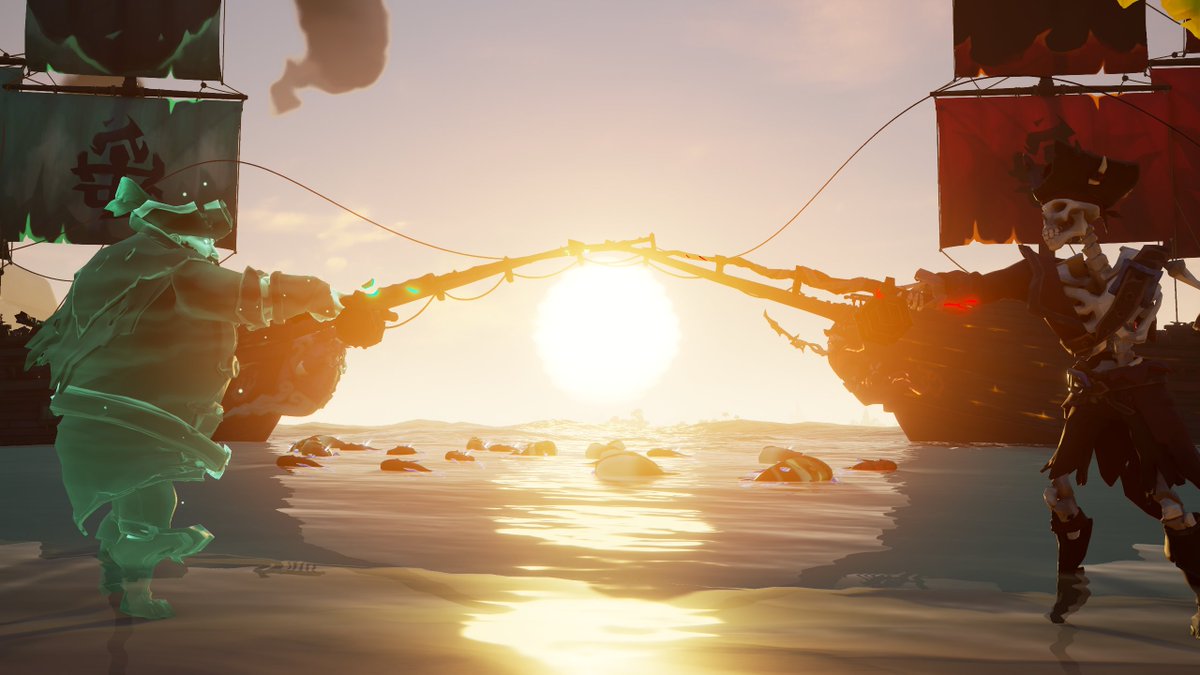 MotoshMsa's tweet photo. Some fish is worth fighting for 🎣

 Theme: Feats of Fishing   

#SotShot 
#SeaOfThieves
@SeaOfThieves https://t.co/TKkFJmAfGa