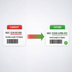 SpecialtyPharm's tweet photo. 💊 Big changes are coming to pharmacy systems.
The FDA’s finalized 12-digit #NDC rule will impact prescribing, dispensing, reimbursement, barcode scanning, and more across healthcare by 2033: https://t.co/l3PCnfjZmr #Pharmacy #MedicationSafety https://t.co/uaf3JMDSsl