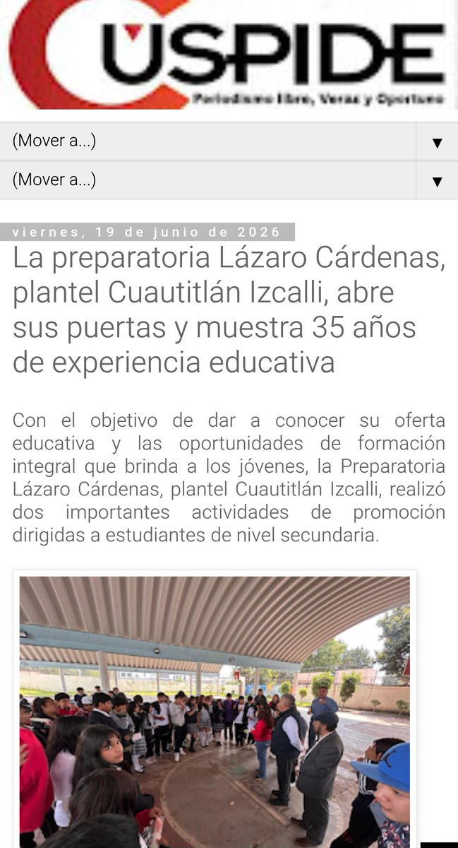 AntorchaCDMX's tweet photo. #CúspideMéxico | PLC de Cuautitlán Izcalli abre sus puertas y muestra 35 años de experiencia educativa. https://t.co/RMFXON2N8M