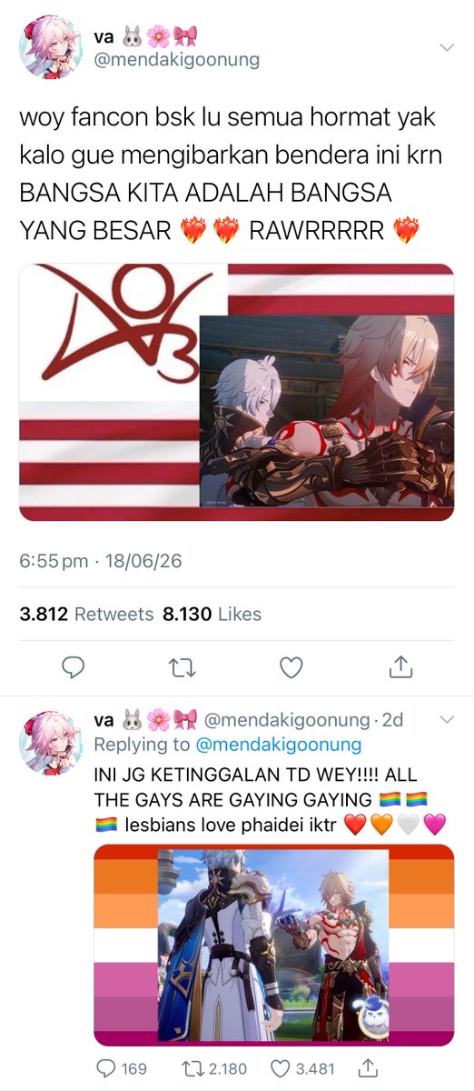 bawangbomgay's tweet photo. kembali bersama evanescia, si fangirl #phaidei yang heboh itu

kabarnya, sekarang hapenya geter hebat reflek masuk celana karena lagi dirujak solo stan phaidei 😭😂 https://t.co/rSy3qs4aCZ