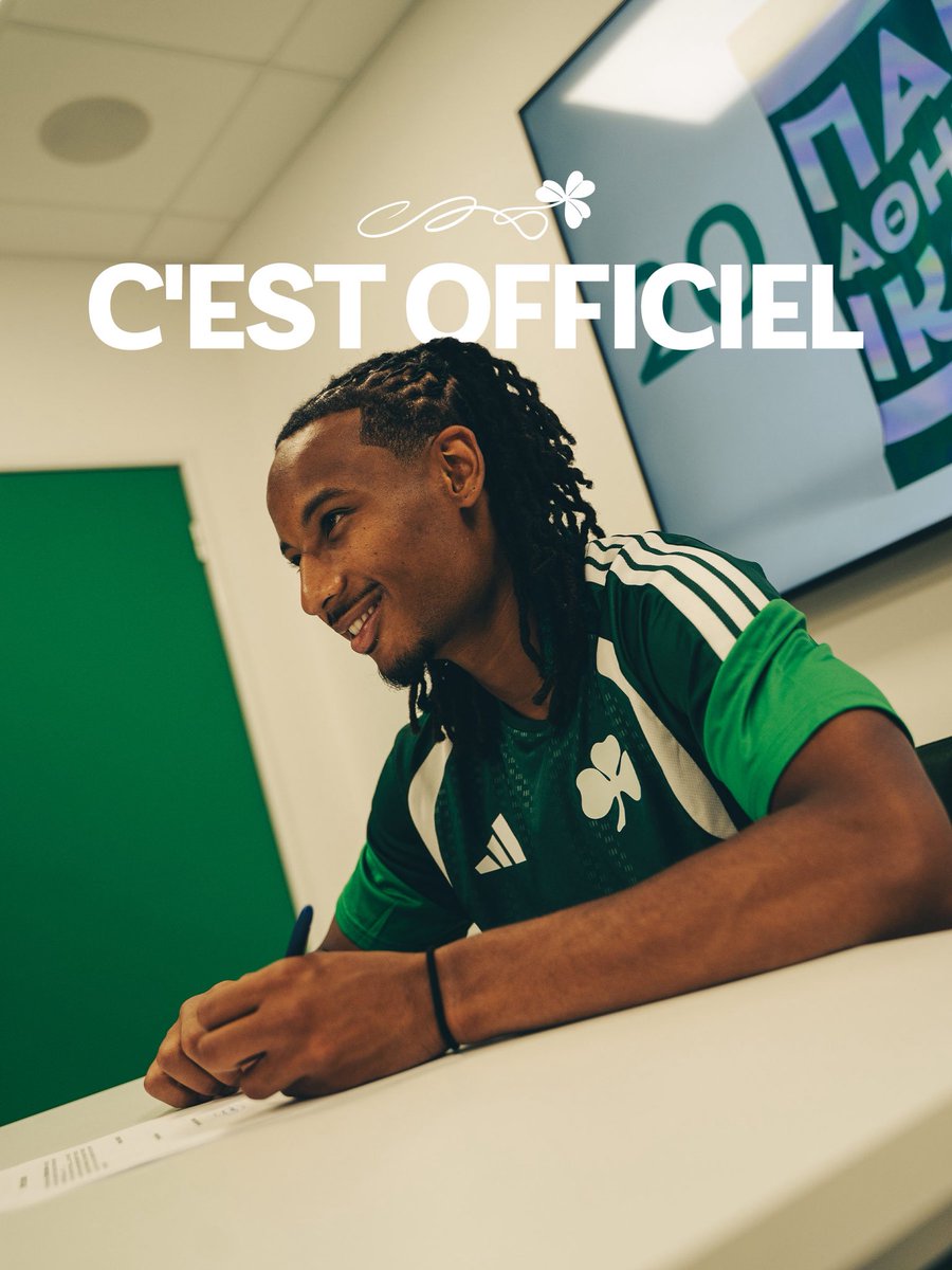 paofc_'s tweet photo. Officially official ✍🏼☘️ 

#PAOFC #Panathinaikos https://t.co/Oh0YDAJ2OQ