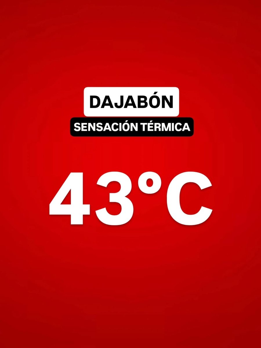 JeanSuriel's tweet photo. 🔴🔴ALERTA | Un domo de calor sofocante se ha establecido en la región del Caribe, faltando un día para comenzar de manera oficial el verano 2026: el ambiente seguirá muy caluroso este fin de semana en República Dominicana, con sensación térmica de hasta 43°C en varias localidades.

🔴Además de la antesala del verano, otros tres fenómenos atmosféricos y climáticos están influyendo con este panorama insoportable: la sexta nube de polvo del Sahara se encuentra en el país; la presencia de El Niño y los efectos del cambio climático.

Sigue ⬇️