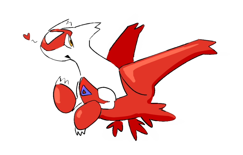 jahffy's tweet photo. latias doodle! #art https://t.co/cpSCUIiujg