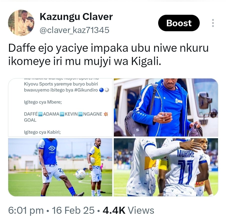AlainPacelli1's tweet photo. @kasaro05 Aba bahora baca impaka gusa gusa https://t.co/mzLIGToEYt