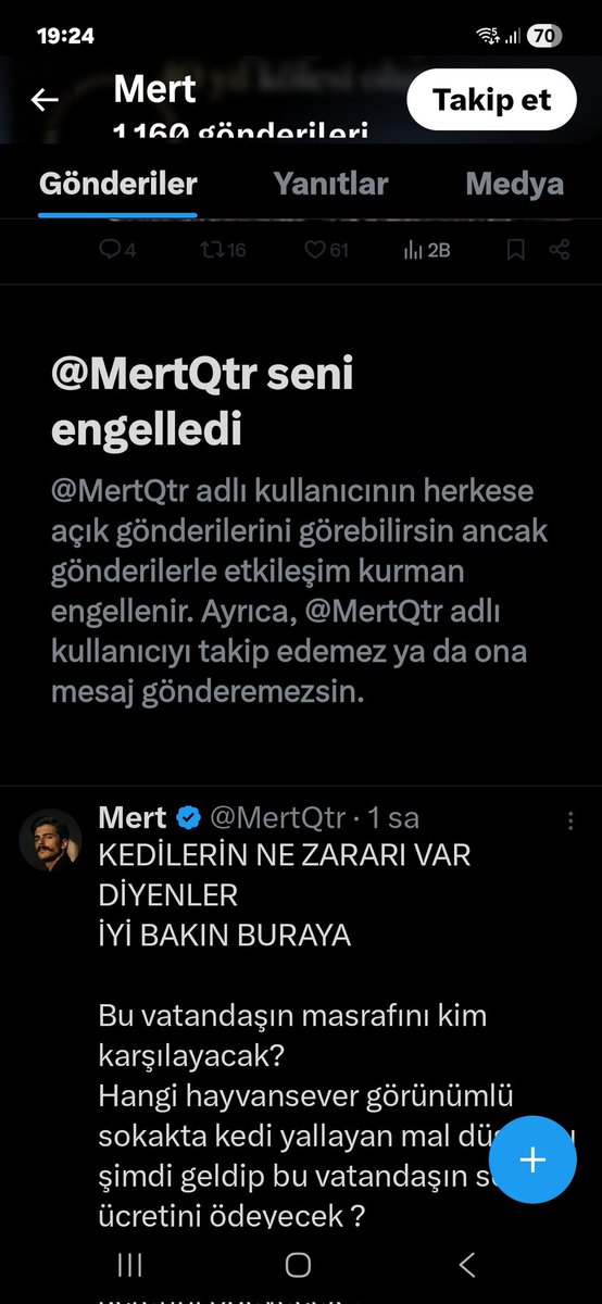 pansyrinx's tweet photo. Bir davar daha engellemiş hay aksi https://t.co/MHtcMhtgjY