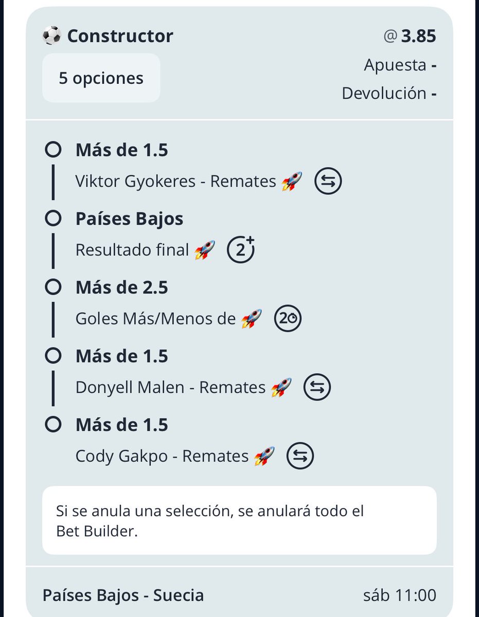 Billithebets's tweet photo. Vamooos en juego donde #Netherlands  debe de ganar si o si el over es la pierna más débil pero con suerte #Sweden sale a jugar

Vengaaa nos vemos en cajas bandaaa 

#Gambling𝕏 #sportsbettingpicks #FifaWorldcup #mundialdefútbol2026 https://t.co/9B6oHjmJCl