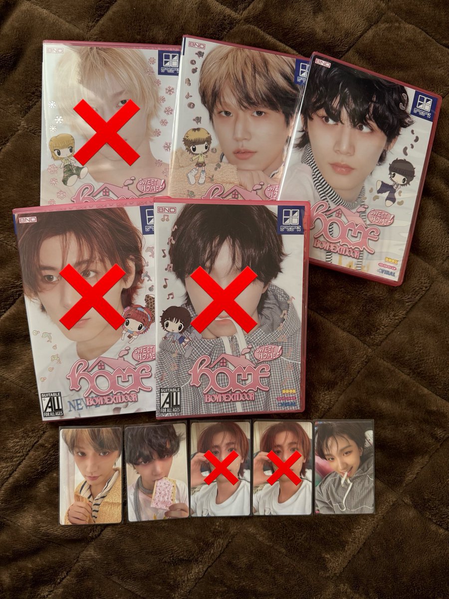 xilirn's tweet photo. BOYNEXTDOOR ボイネク ボネクド ラキドロ封入 HOME トレカ 交換 

【譲】画像(n:1可)
【求】同異種ジェヒョン or 買取

郵送の場合複数枚~希望です

❥郵送 or 宮城公演2日間手渡し
❥sweet homeアルバム本体は手渡しのみ
❥交換不可な場合♡のみお返しします🙇‍♀️ https://t.co/26nsh77ogc
