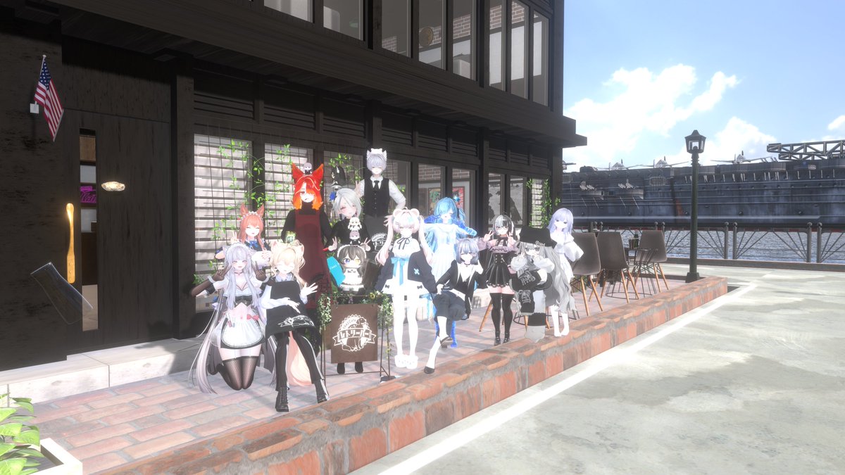 kiku_Ran_'s tweet photo. ＃VRCレトリバー
今週も行ってきました( *´艸｀)
お昼の営業はいつもカオス(´-ω-`)
いっぱい食べた後は地下で運動もできるイベントですｗｗ https://t.co/TxirtU0dJD