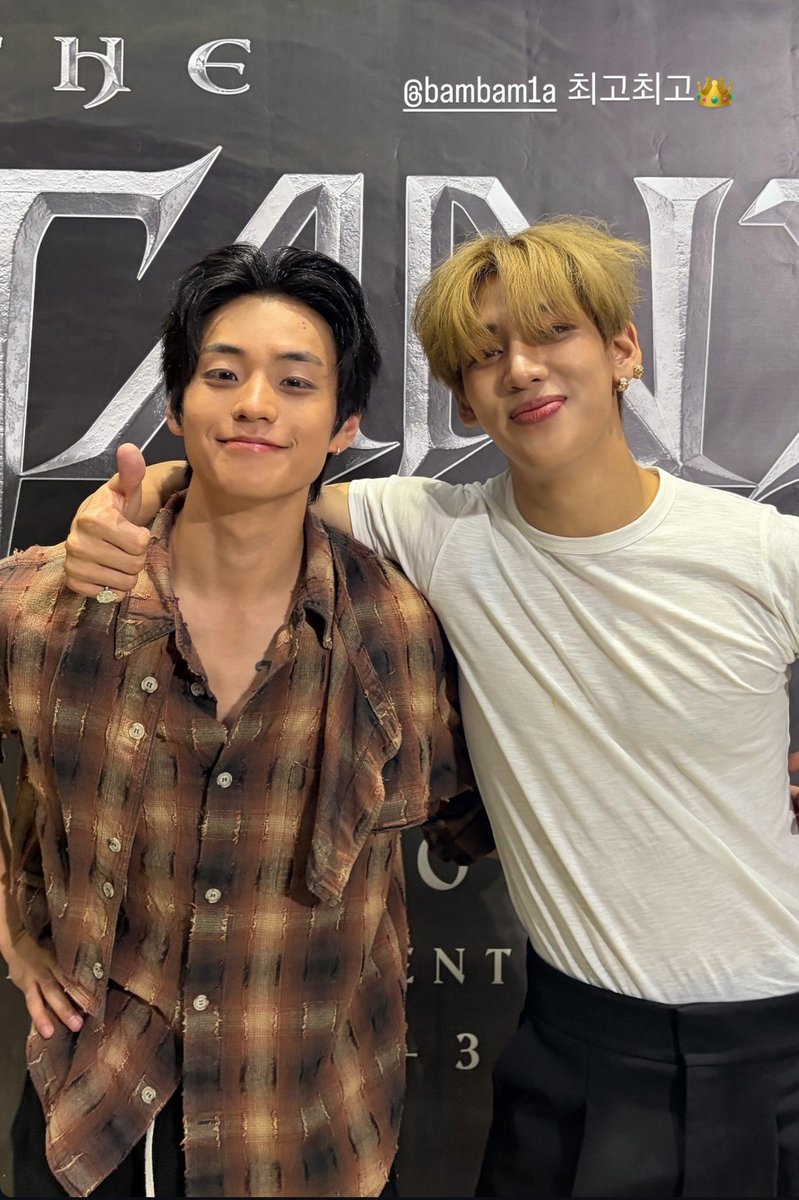 ParichatMM_'s tweet photo. เอ็นดูทีมน้องแบม น่ารักกก 
#THETITANSCONCERT_D1
#BamBam #뱀뱀 @BamBam1A https://t.co/tzarRbKnpj