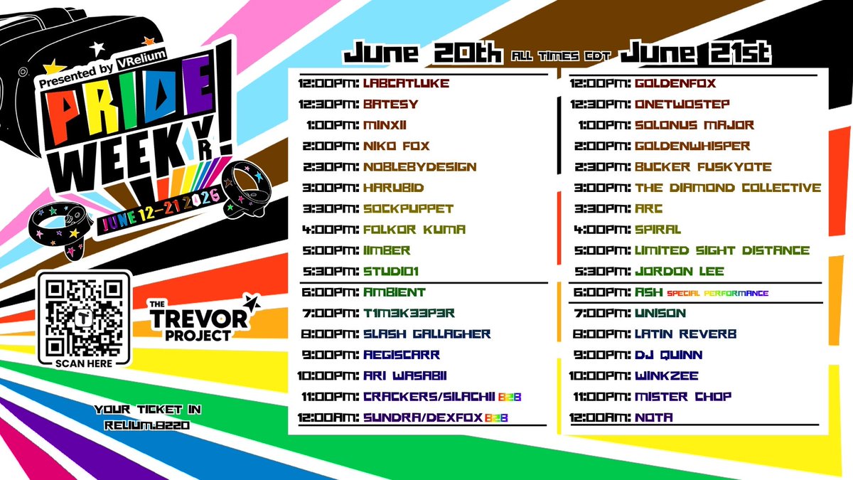 Vrelium's tweet photo. TODAY TODAY TODAY!
PRIDE FEST IS TODAY!
COME LISTEN TO GOOD MUSIC, AND SUPPORT A GREAT CAUSE!
We are at 2k out of 5k in donations so far, help us reach our goal! More info on our pinned! https://t.co/b2TbGhMsyW