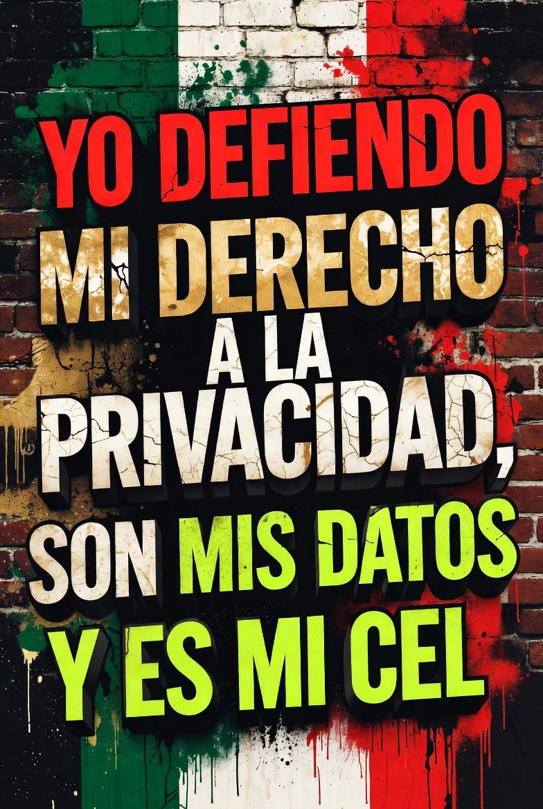 Hisoymario's tweet photo. ¡¡ No podemos permitir que se someta un derecho privado a un gobierno que no garantiza seguridad ni privacidad !! https://t.co/2RCD80wjch