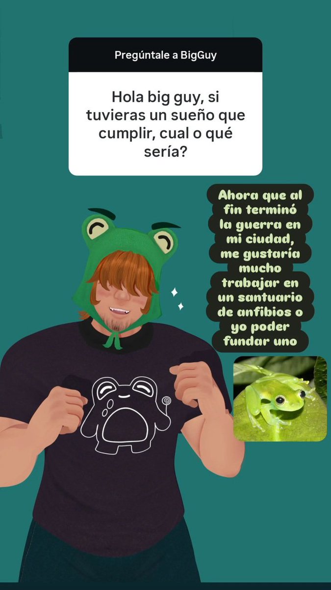 Samx_0399's tweet photo. 1/5
PREGUNTAS Y RESPUESTAS BIG GUY 
Bueno hice esta dinámica en mi ig para que conozcan al pendeje, y decidí también hacer una publicación 
Espero les guste 
#bigguy #chubby #blender #frog #gay https://t.co/10t9CkI3Y1