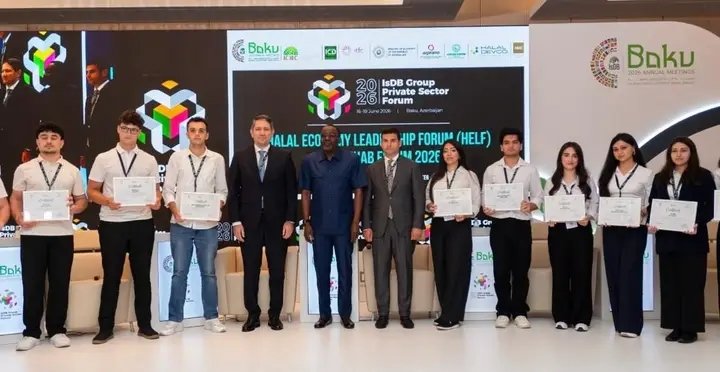 MTMaigoro's tweet photo. His Excellency, Senator Ibrahim Hadejia, the DCoS to the President, is attending the four-day annual meeting of the Islamic Development Bank in Azerbaijan. He highlighted the role of interest-free financing in supporting small businesses and represented Nigeria at the meeting. https://t.co/0rrjYIZaKN