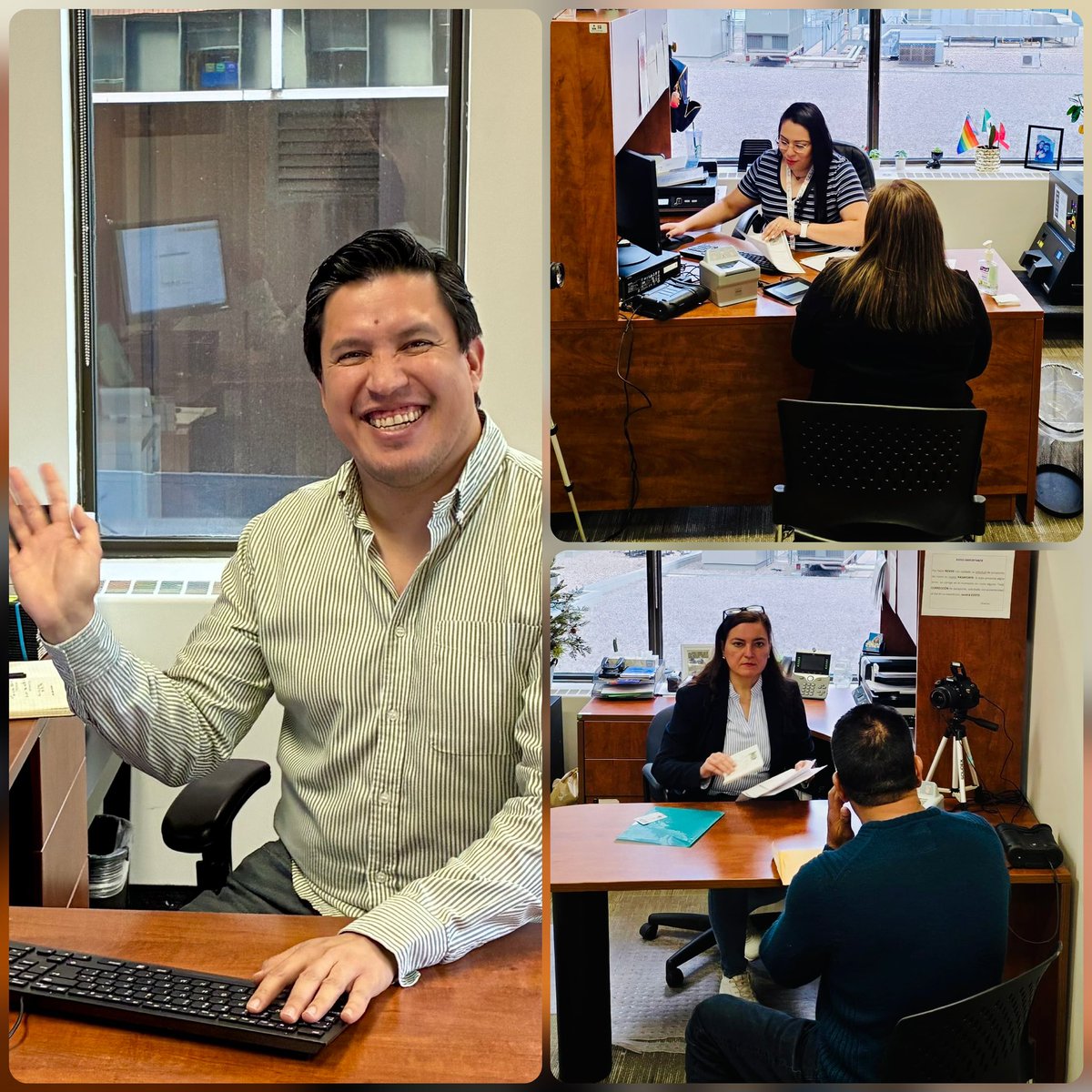 ConsulMexClg's tweet photo. ¡Buenos días de sábado!😎

En Consulmex Calgary nos encontramos atendiendo sin cita y con mucho gusto a la comunidad que vino a tramitar pasaportes e INE 🙌📋🇲🇽😀

#ConsuladoDePuertasAbiertas
#JornadaSabatina https://t.co/LAcggUlLnF