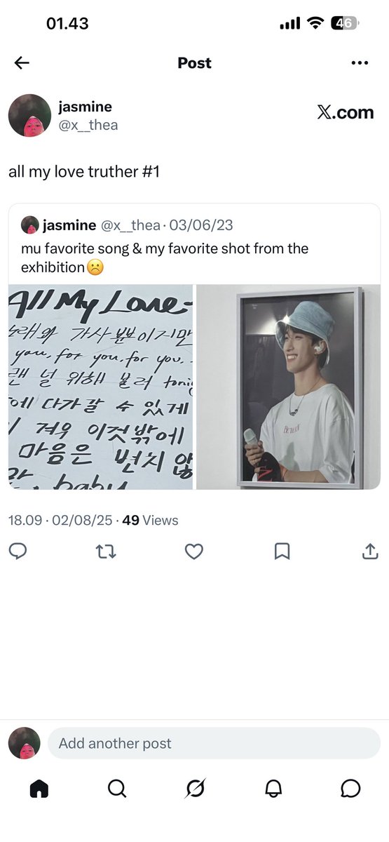 x__thea's tweet photo. all my love 🩷🩷🩷🩷I FINALLY HEARD U LIVE N WILL AGAIN TOMORROWWWWW (or tonight ya) https://t.co/p8IPZYsxMJ