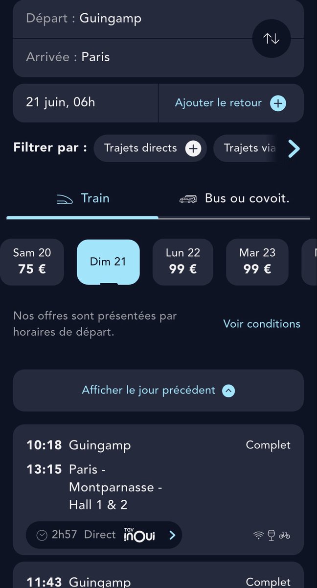 morvinho22's tweet photo. @OUIGO @SNCF Train supprimé la veille pour le lendemain. Zéro solution de remplacement. Zéro considération pour les voyageurs qui ont des contraintes professionnelles, familiales ou financières. 2ᵉ fois en 3 semaines. Vous transformez chaque réservation en pari. 
@JeanCASTEX https://t.co/kpIBGRdUQE