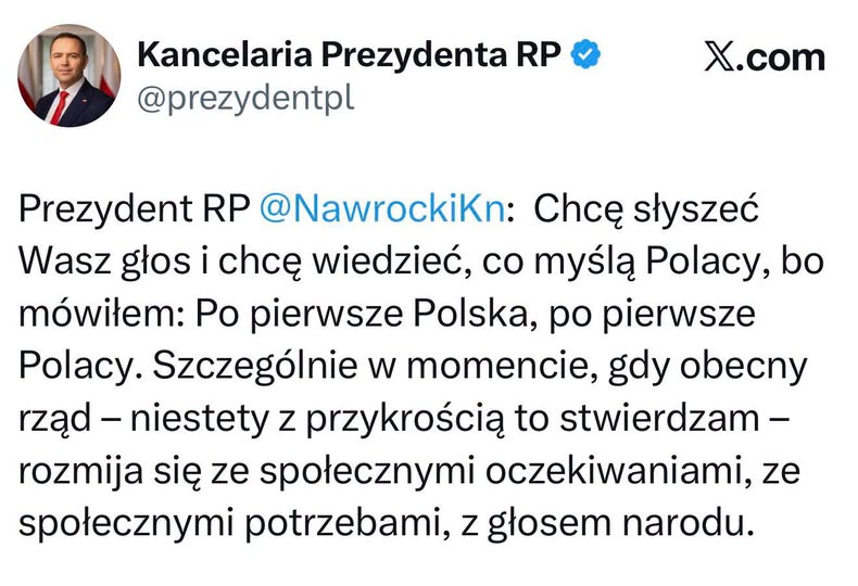 standziubla's tweet photo. Arkadiusz Mularczyk
Pełne wsparcie dla Prezydenta Karol Nawrocki!🇵🇱 https://t.co/Eu2ui7Tp2M