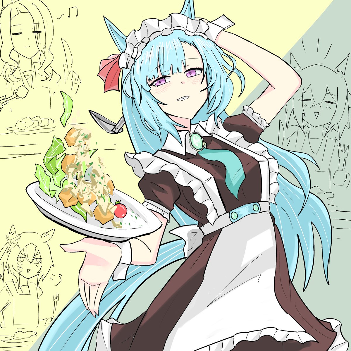 hmdEirir's tweet photo. アルチキン南蛮メイド https://t.co/mKOhqRFBtz