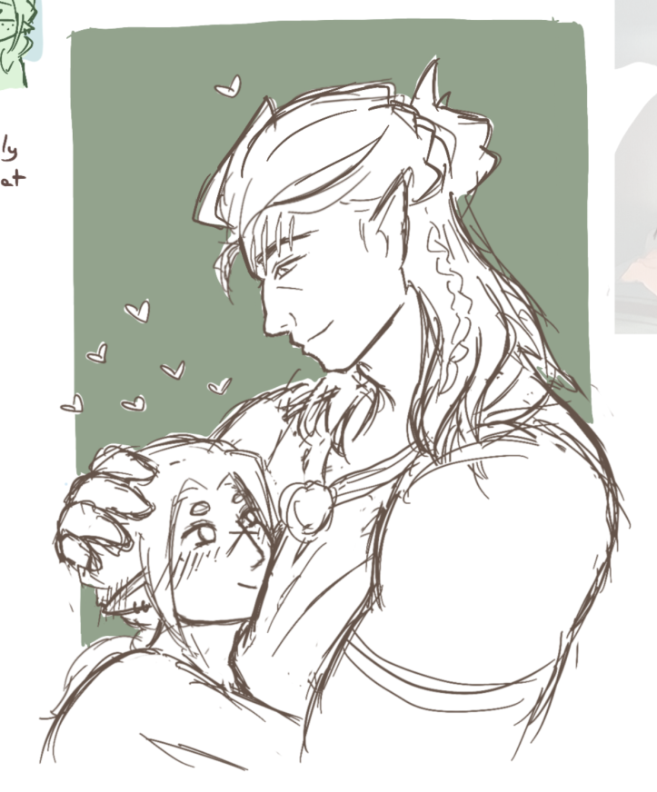 GLucenart's tweet photo. MISSED THEM ;A;
#oakfeather #halsin #chloris #bg3 #art https://t.co/zq0gzOMYwM