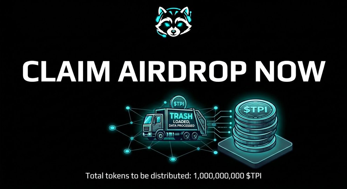 TrashPandaTPI's tweet photo. AIRDROP IS NOW LIVE!
Claim your free tokens now before it’s too late.

🎁 Total Reward: 50,000 $TPI
 
Visit : https://t.co/CwU07oo4Iu to buy

How to participate:
• Follow
• Like &amp; RT post pinned
• Drop your SOL Wallet

⚡ Airdrop is currently running — claim now! https://t.co/TgXXn1mlIR