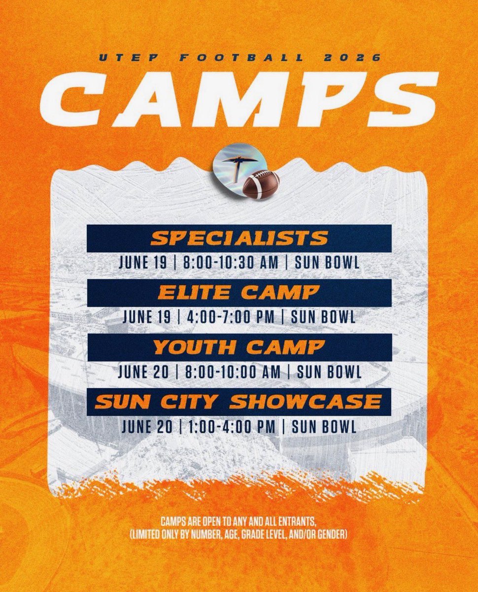 AavantClayton28's tweet photo. Headed to the UTEP Sun City Showcase today. Blessed for another opportunity to compete, showcase my abilities, and continue building relationships with coaches. @CoachRyanFreed @CoachPickOC @CMcclain77 @CoachSWUTEP @CoachKSigler 

@Andress_Recruit @AndressFootball @CoachTaylor_CT @ReddingQuevin 

🏈 WR | RB | SAF
🎓 C/O 2028
📏 5’10” | 185 lbs
⏱️ 4.57 40

#AGTG #UTEPFootball #WinTheWest #ClassOf2028 #WeAreAndress