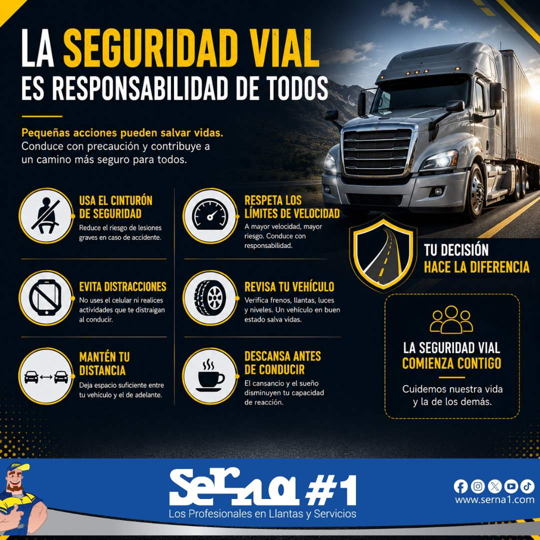 Sernauno's tweet photo. La seguridad vial comienza con la prevención.
Respetar los límites de velocidad, mantener una distancia segura y realizar inspecciones periódicas.
Compra en línea en
https://t.co/sdHm9CjPTt
Cotiza por whats app
https://t.co/MeMcHR4ZEg
#serna1 #llantas #neumaticos #servicios https://t.co/xbt3BN6MoH