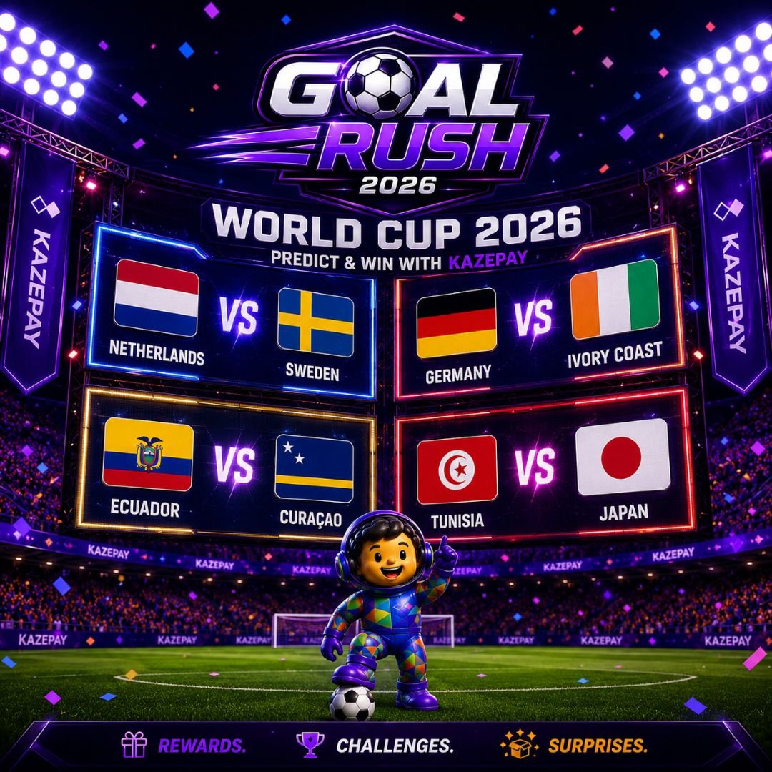 kazepay_en's tweet photo. Day 10 of @FIFAWorldCup!
That means more KazePay Goal Rush💳.

Predict the winning team and win big yourself!

- Drop a GIF or image in the comments supporting the winner!
- Like, Follow, &amp; Retweet!

1 Winner gets a special prize! https://t.co/2xeq4GfqQL