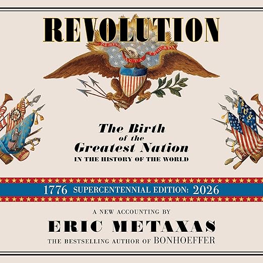 Todd_Hudnall's tweet photo. Just finished Revolution by @ericmetaxas 

Metaxas has written a sweeping 600-page narrative to commemorate America’s 250th anniversary. The author employs his extraordinary storytelling gift to recount the improbable birth of the United States, from its initial ideological seeds to the early resistance, struggles, and profound sacrifices for the “Sacred Cause” of liberty. Metaxas shares the stories of the heroism of Washington, Adams, Knox, Hale, and others; the brutal winters; the betrayals; the improbable victories; and the march to Yorktown. He does it with wit and insight. 

The book emphasizes divine providence, the founders' character, their sacrifice, and their revolutionary idea that a people didn’t need a monarchy but could govern themselves based on moral and religious foundations. 

Revolution brings you into the epic of American liberty. As a reader, you encounter flesh-and-blood figures whose courage and convictions made self-government conceivable. The emphasis on the “Sacred Cause” and the necessity of moral character in sustaining freedom offer a timely counter to cynical or purely pragmatic, secular views of history. He draws a stark contrast between the immoral, unprincipled society of the British elites and the moral and religious moorings that guided the colonial leaders. 

“Revolution” stays in the middle lane, avoiding the gutters of secular, deist founding narratives and, on the other side, the erroneous idea that American founders established a theocracy. Instead, Metaxas highlights faith’s role in the founding and the golden-triangle interplay of freedom, virtue, and faith. He touches on how, despite the founders’ high ideals, America could allow the realities of slavery and other national sins. 

On its 250th anniversary, Revolution restores the reality of the moral dignity and the hand of God’s providence in the founding of America. Despite 600 pages, you wanted Metaxas to share an even more comprehensive account. The book was hard to put down. I highly recommend this informative, inspiring, and enjoyable book.