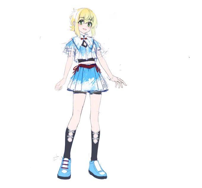毎日お絵かき3160日目 迷走( ˘ω˘ )