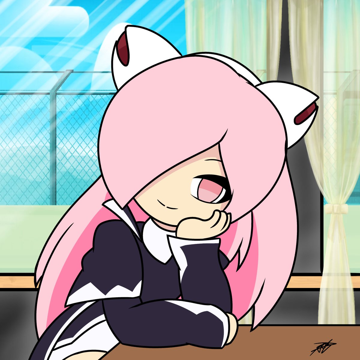 moonstar_art's tweet photo. Ami (school day)

#geoexe #gwainsaga #fanart https://t.co/vKPYh71id9