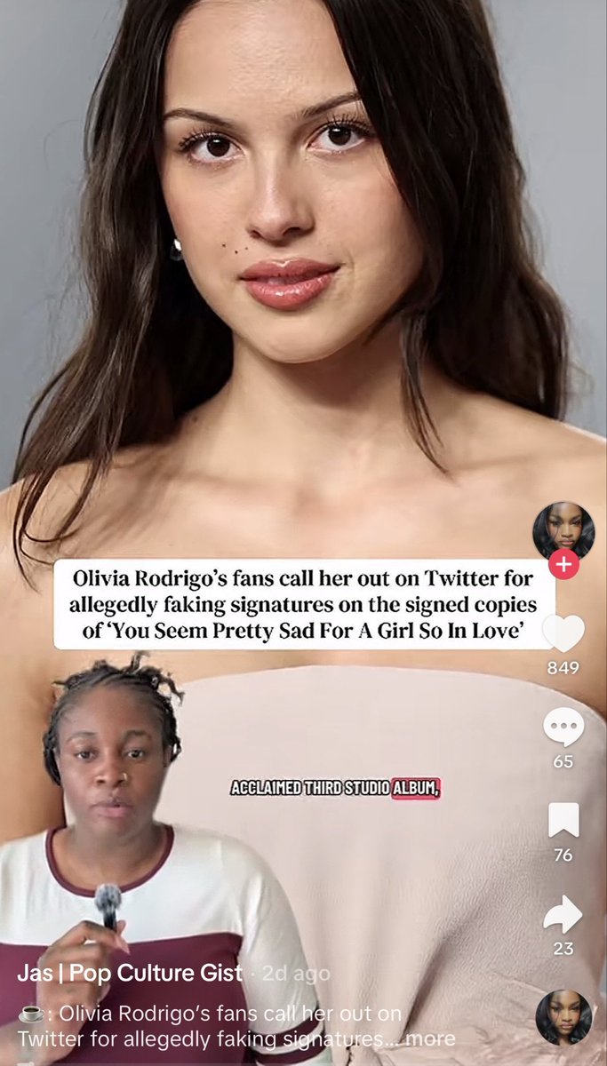 tscarletmaroon's tweet photo. this lady’s obsession with Olivia needs to stop. She’s making it way too obvious that she hates her, and funnily enough, this same lady always finds a way to defend Taylor for the weird stuff she does https://t.co/89JzqnhZre