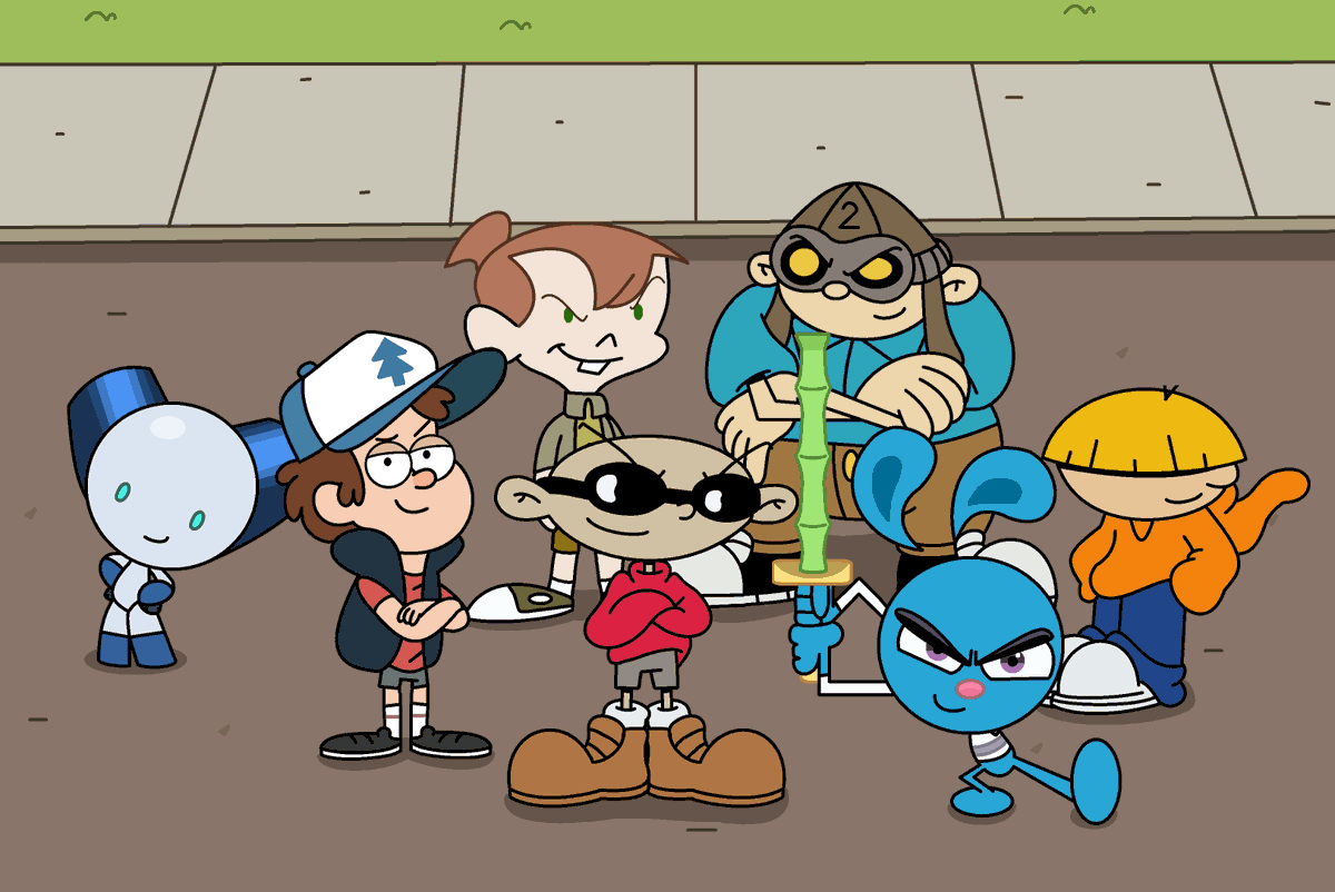 Rudy_is_happy's tweet photo. My favorite cartoon homies. https://t.co/7kccd9PJrT
