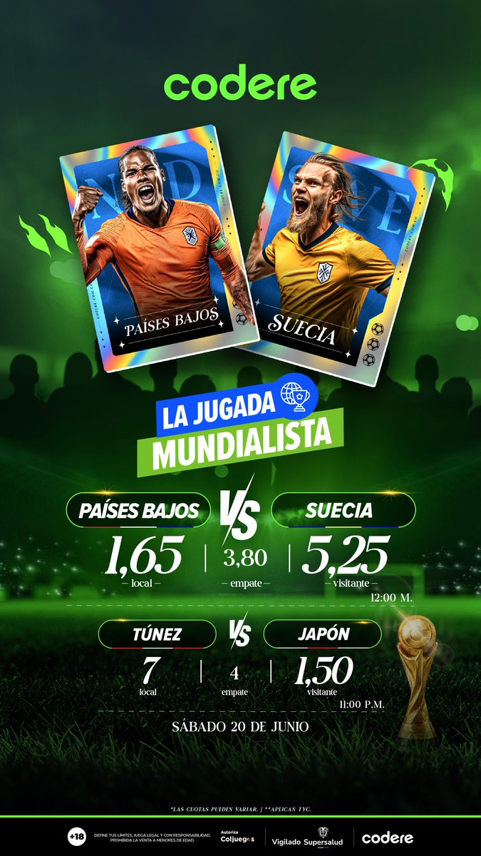 Codere Colombia tweet media
