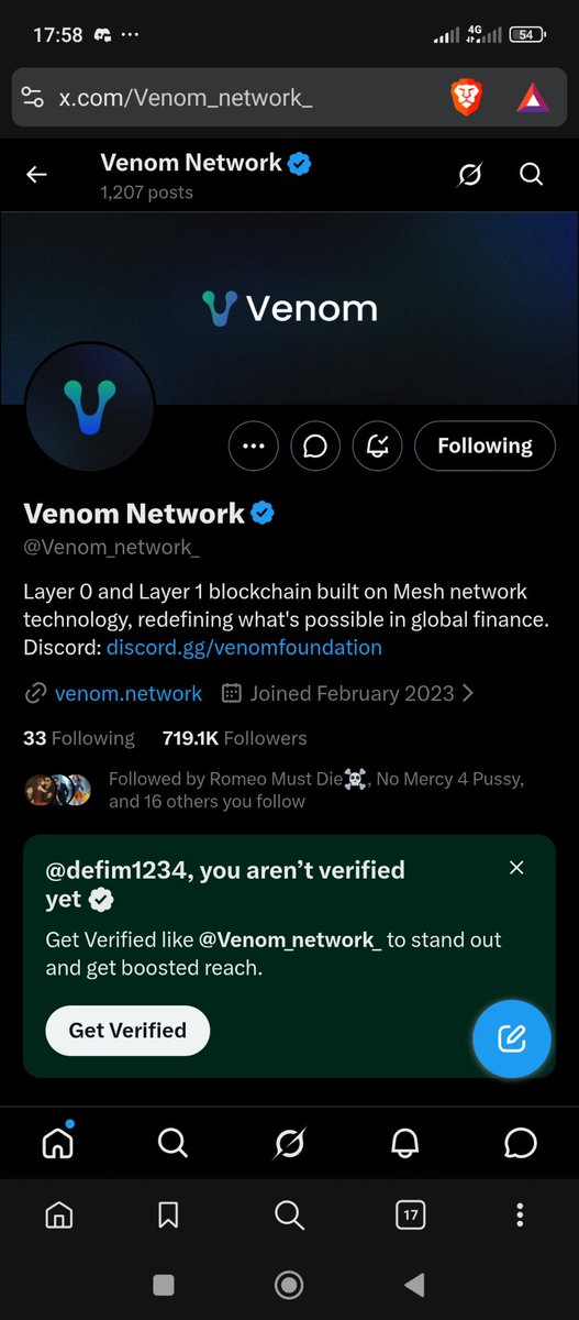 defim1234's tweet photo. @Venom_network_ I'm your community member now and I love what you're building @Venom_network_   

Thanks for the opportunity. 

0:26c73d0ce4340c269ff9a2cad62349b71b1dc6bba2a75a7df5fa46b937f0e796 https://t.co/SK30Q681se