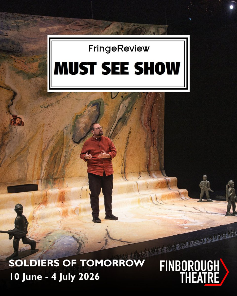 SOTFinborough's tweet photo. "It’s vital, necessary theatre. Not a play but a testimony." - FringeReview

🗓 Until 4 July
📍 @finborough
🎟 https://t.co/Ru5Bu0TKBs https://t.co/uyDXspq5sB