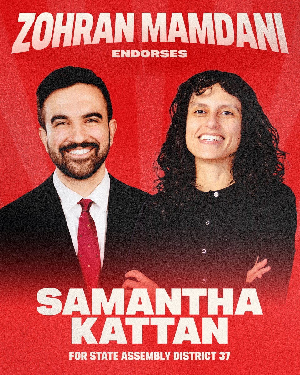 BaddieUSAmerica's tweet photo. Vote for Samantha Kattan for New York Assembly District 37 (AD 37)
Areas include : Long Island City, Maspeth, Ridgewood, Sunnyside, Woodside)
Democratic Party Primary is Tuesday, June 23, 2026!
#NY #NewYork #DemocraticParty #Assemblymember #NewYorkAssembly #AD37 #USA #Midterms https://t.co/GXiRagdPT5