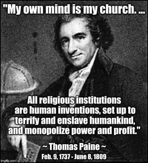 technovinna's tweet photo. ALL religions are man-made tools of control. https://t.co/k6pYBAImni