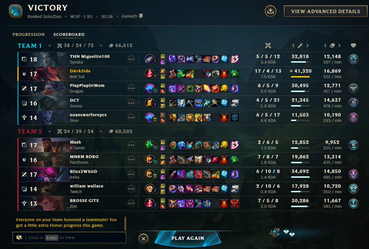 Kunsyde's tweet photo. Dites vous que, j'ai turbo hard camp botlane. Et ma Senna était useless https://t.co/8PBpsqOC2p