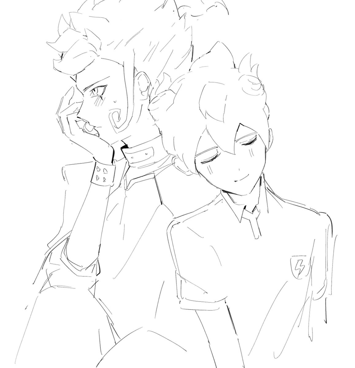 amokeneko's tweet photo. sketch https://t.co/0HHAQ3lNNP